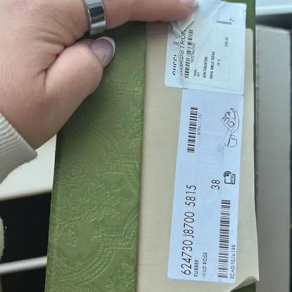 Gucci Rubber Slides Pink Size 8 - Picture 10 of 10